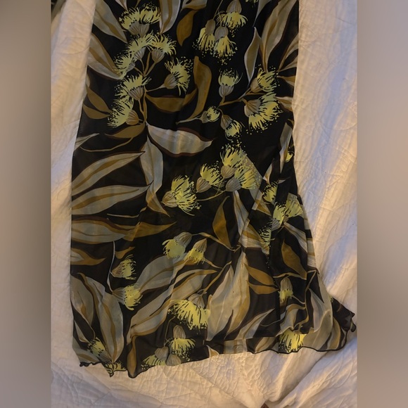 Anthropologie Long-Sleeve Mock-Neck Printed Slim Midi Dress - Picture 3 of 9